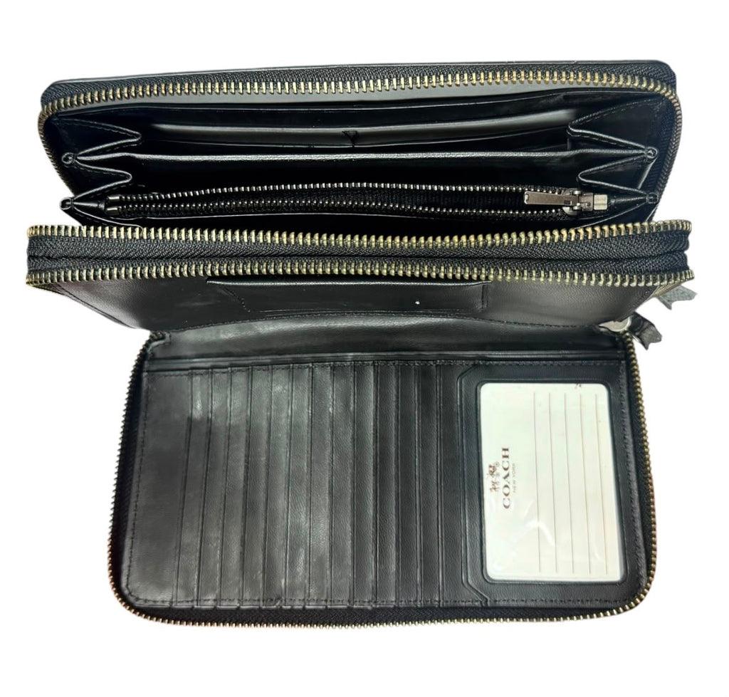 Coach Dual Zipper Long Wallet