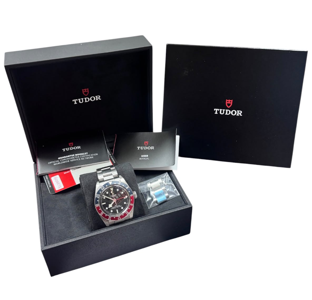 Tudor Black Bay GMT 79830RB Automatic Watch, Full Set.41mm