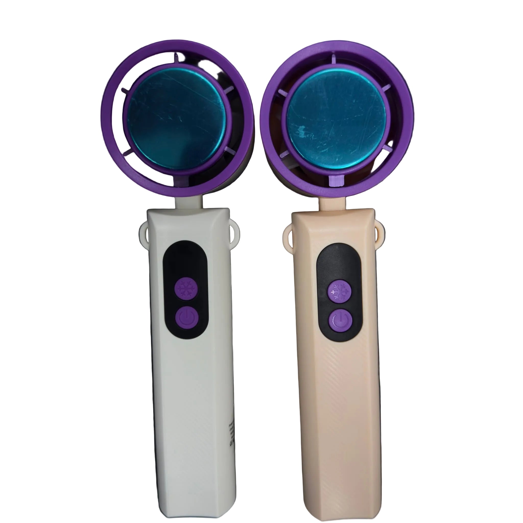 Foldable Handheld Power Fan with Chiller