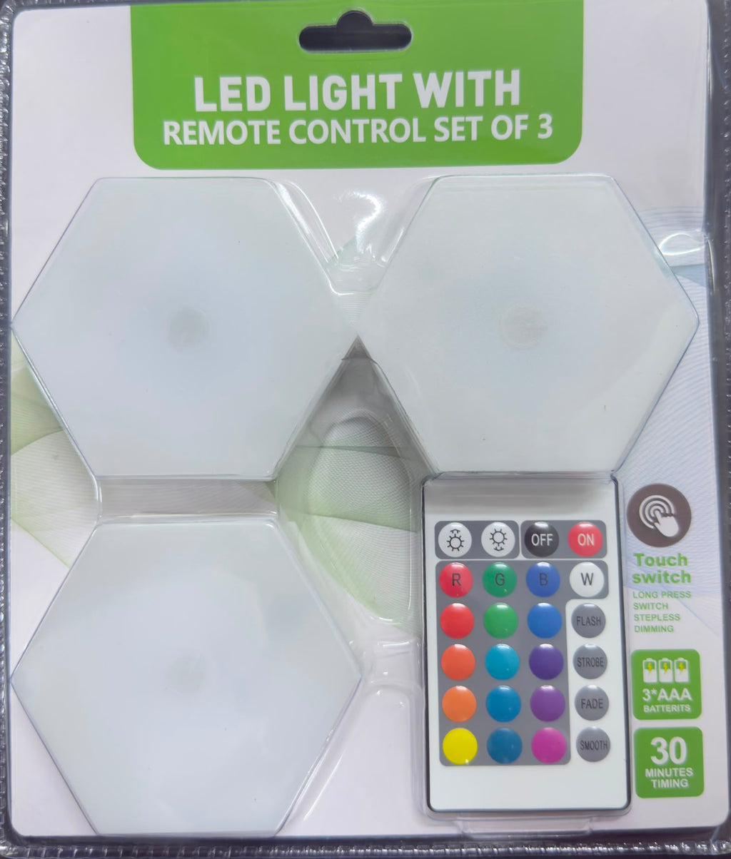 Colour LED Light with Remote - 69-GRB