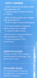 Mini See-Through Handheld Power Fan