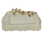 3-Piece Rectangular Serving Tray Stand Set - A5-40ABV