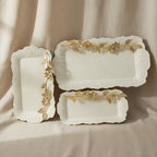 3-Piece Rectangular Serving Tray Stand Set - A5-40ABV