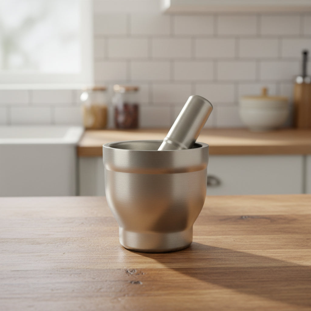 Stainless Steel Mortar & Pestle - Z95M Main image