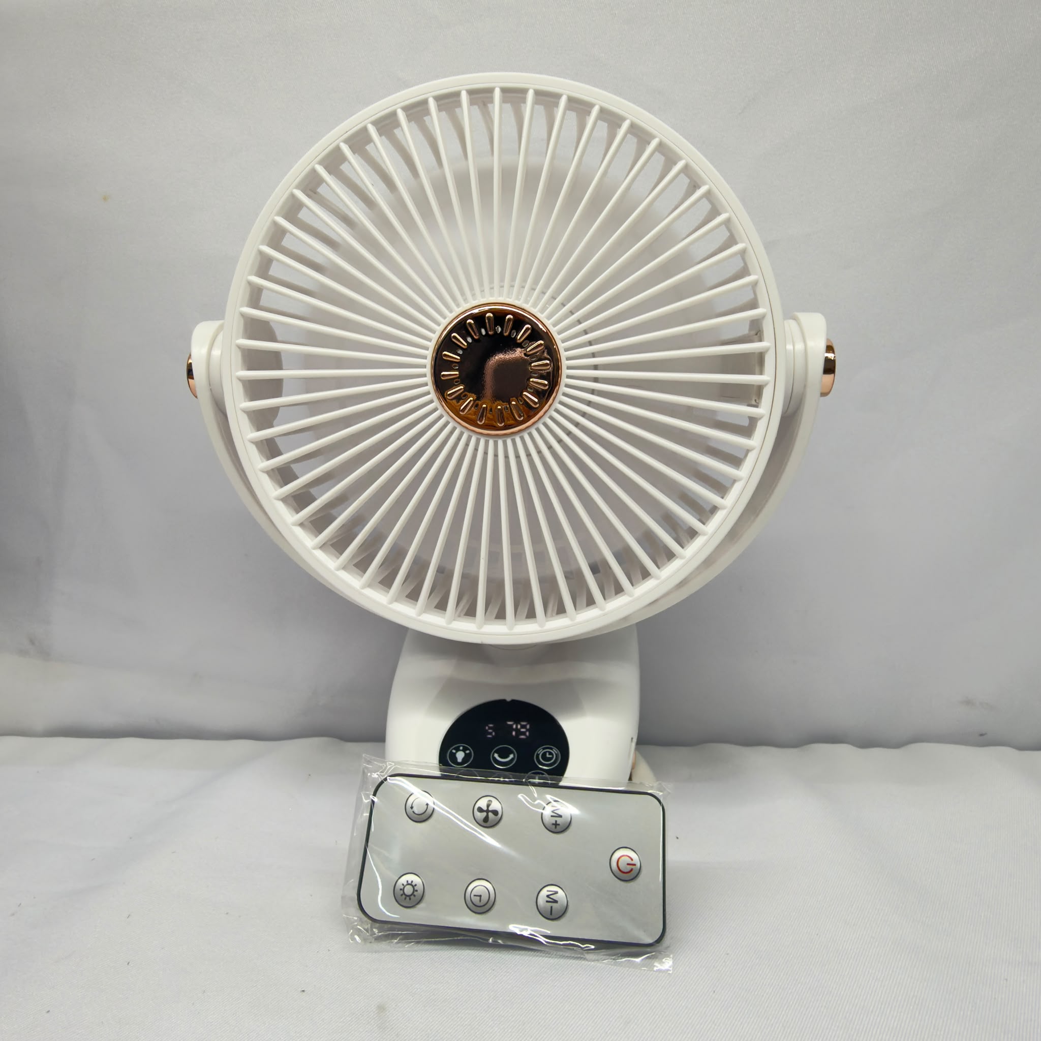 Multi-Function Fan with Clamp & Hanging Design - M142-42F20