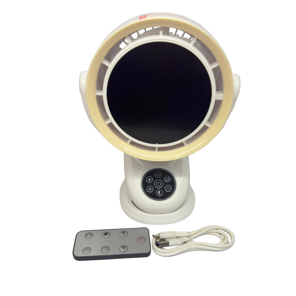 Oscillating Table Fan with Clip