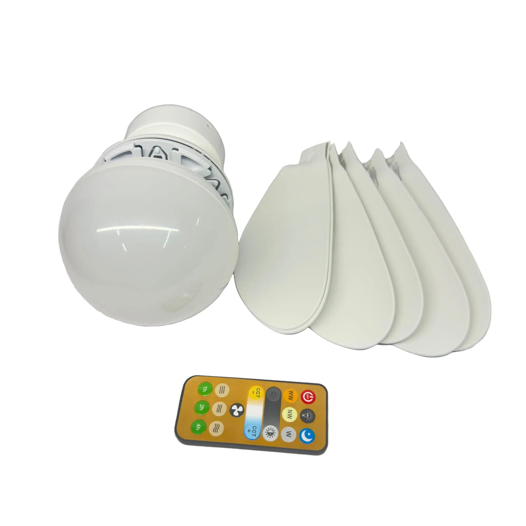 E27 Fan with LED Translucent Cover - 901