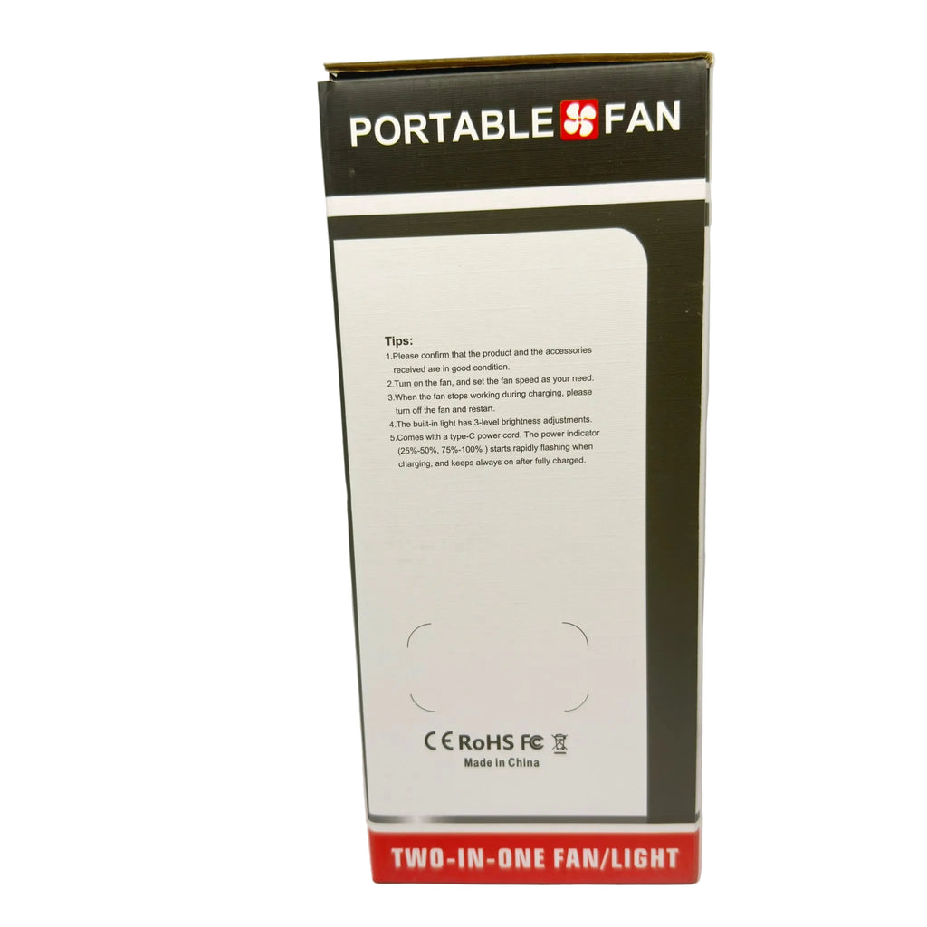 2-in-1 Portable Fan Light - J328-77F290