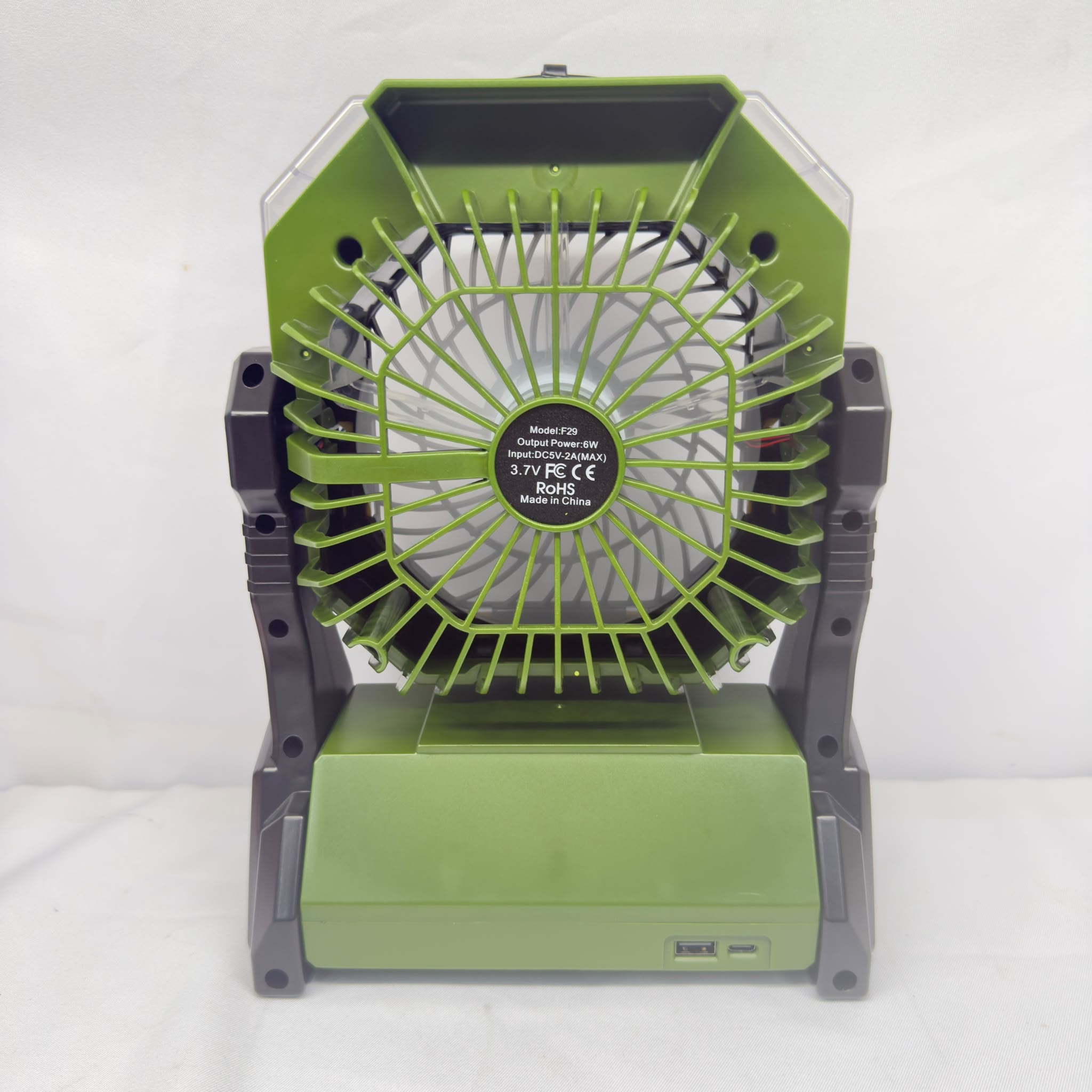 2-in-1 Portable Fan Light - J328-77F290