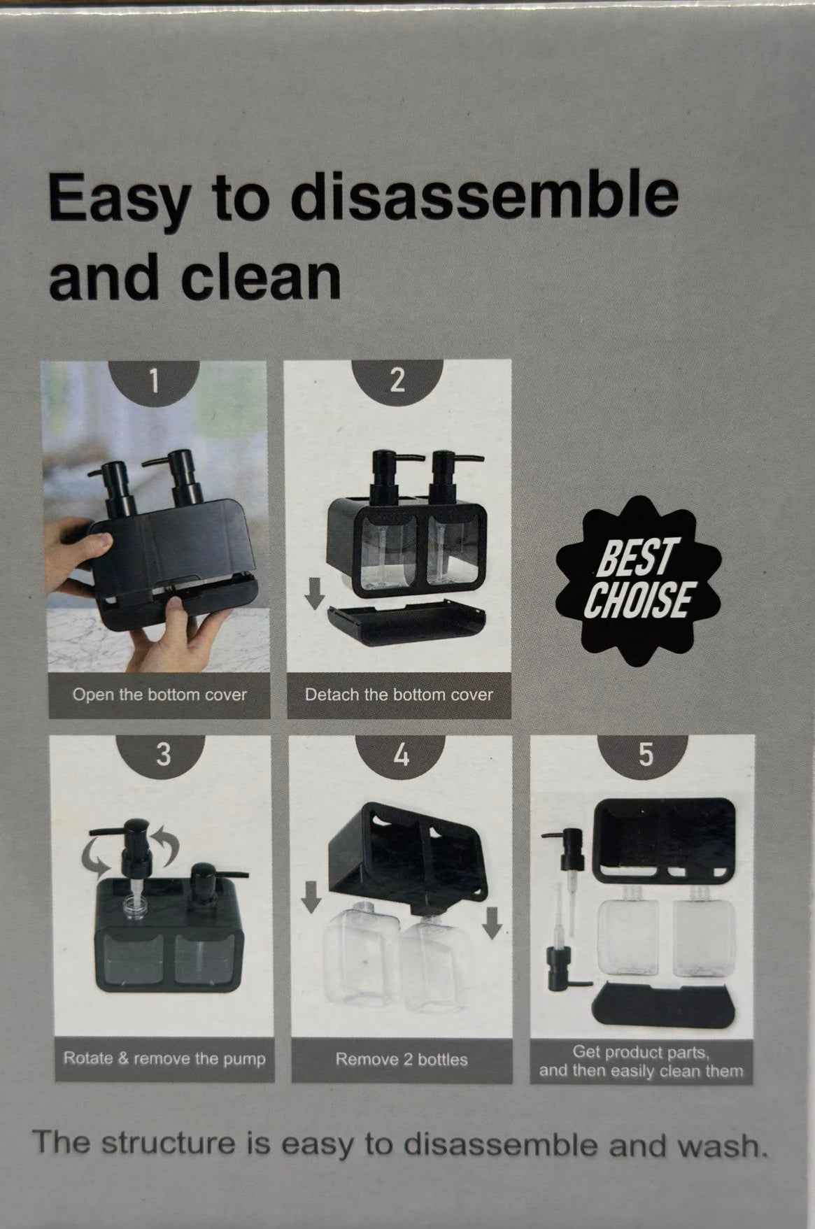 2-in-1 Soap Dispenser Secondary image