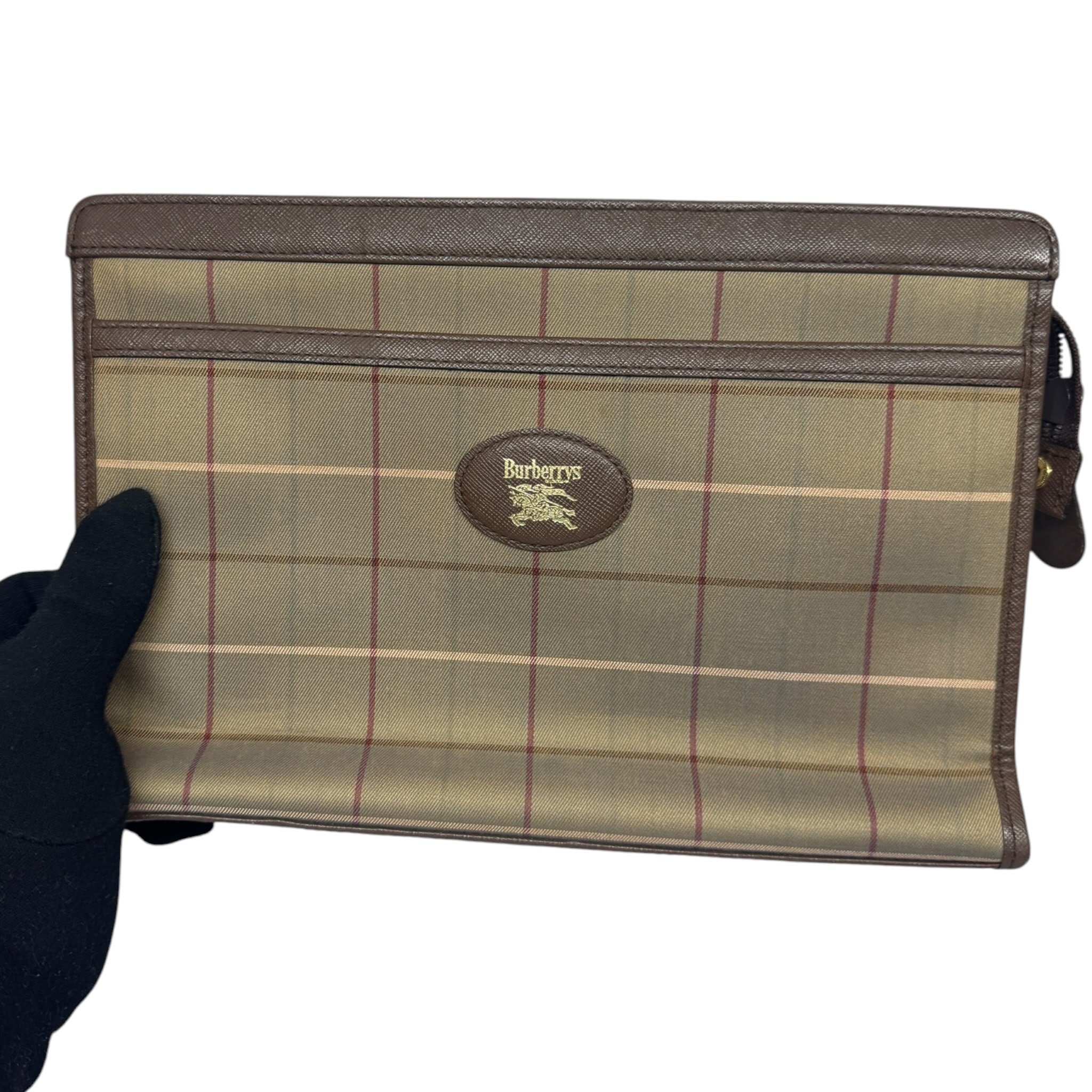 Burberry Clutch Bag Vintage Beige