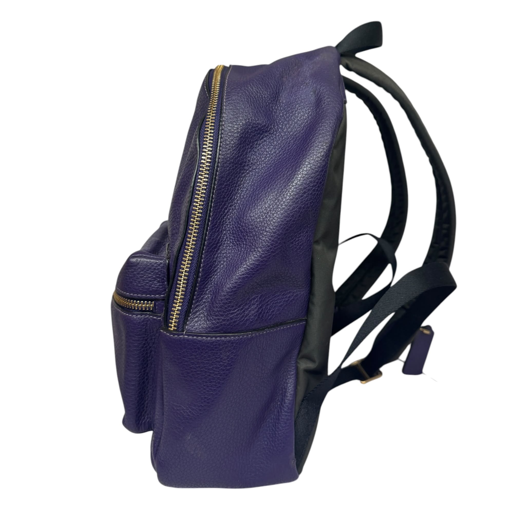 Coach F30550 Plain Leather Backpack Bag