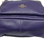 Coach F30550 Plain Leather Backpack Bag