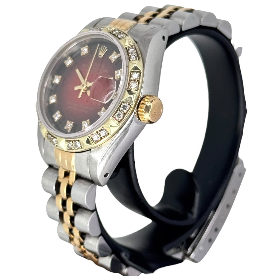 Rolex 69173 Date just Diamond Bezel and index Automatic Watch,26mm Secondary image