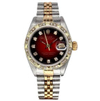 Rolex 69173 Date just Diamond Bezel and index Automatic Watch,26mm