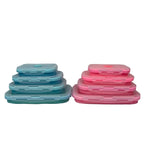 3-Piece Foldable Silicone Lunch Box Set - H72-3SET