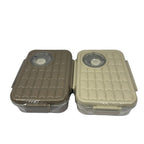 Stainless Steel Lunch Box with Beige Top - MX039