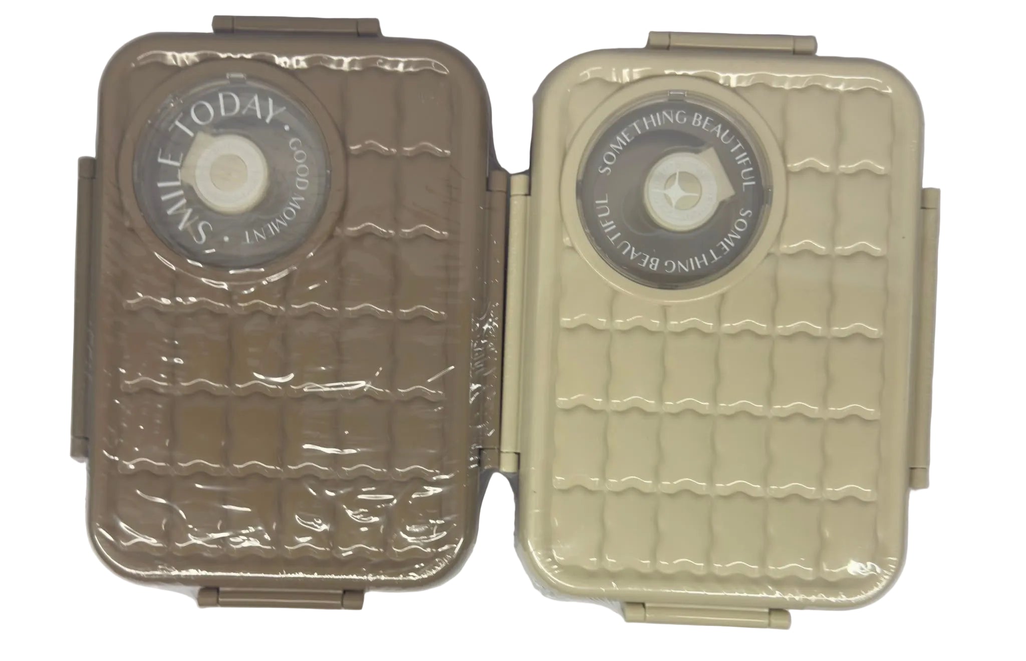 Stainless Steel Lunch Box with Beige Top - MX039