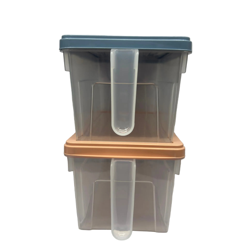 Medium Fridge Storage Box with Lid & Handle - J52-0324