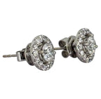 750WG 2Way Natural Diamond D2=Appx 1ct, D28=0.51cts Earring