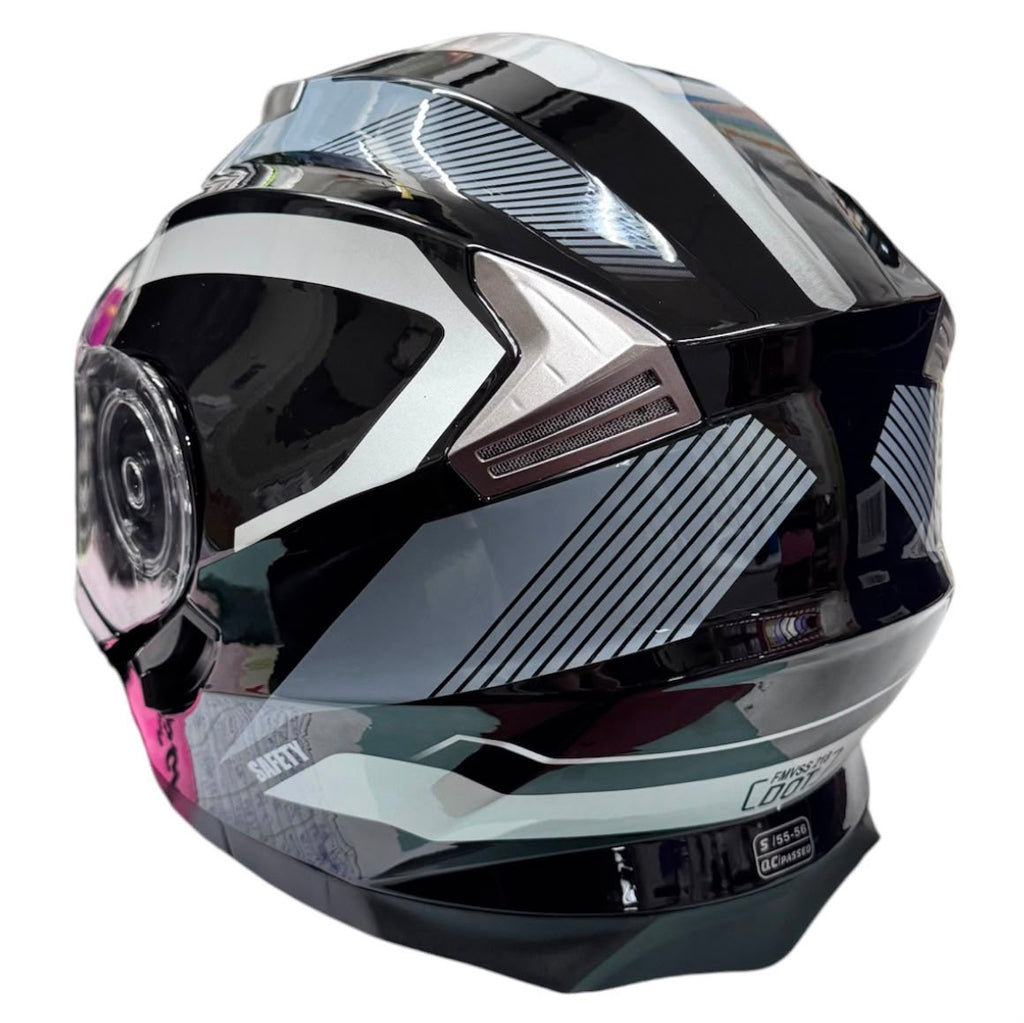 GXT FMVSS 218 Dot Full Face Mask , Size 55-56