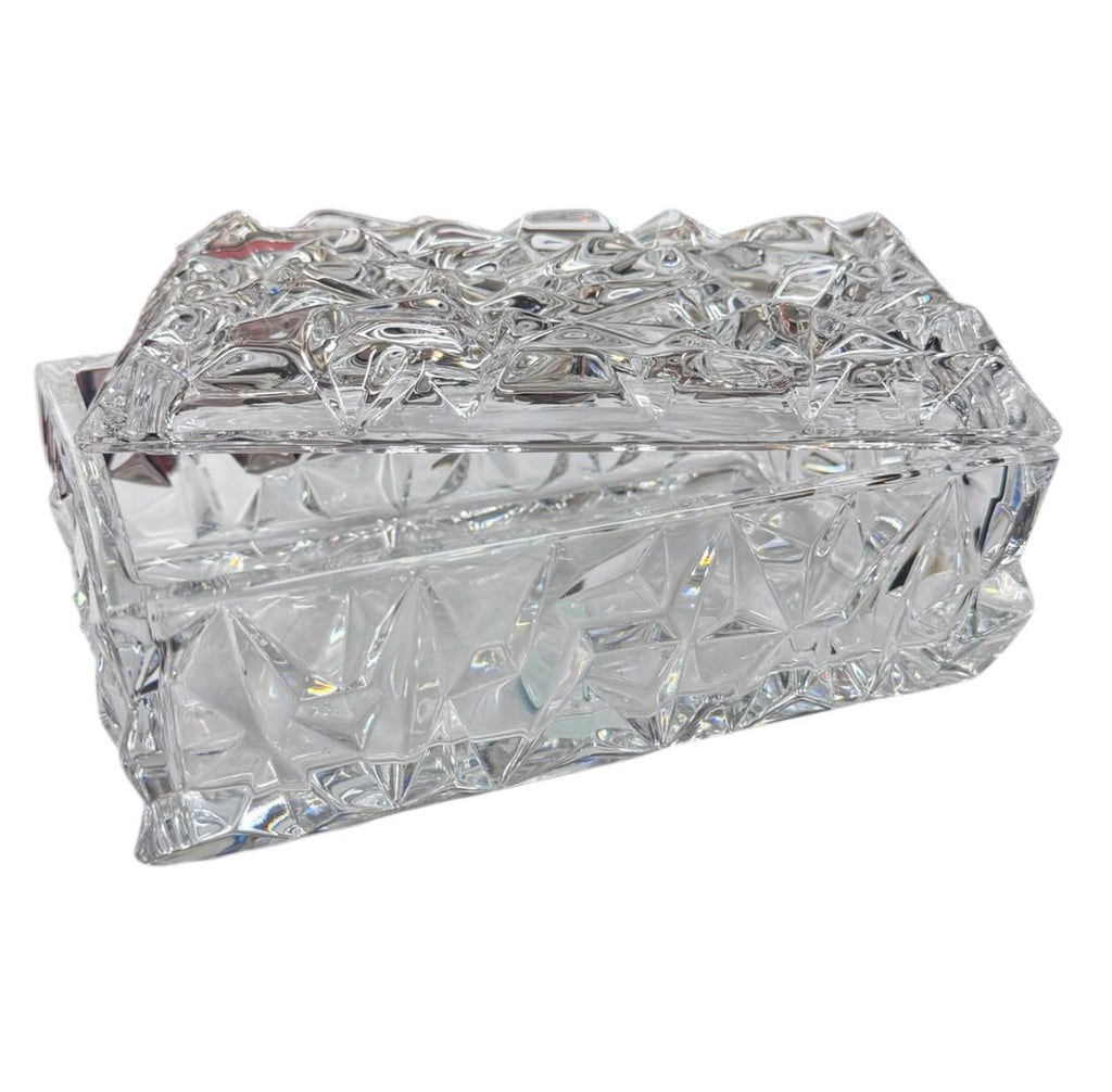 Tiffany & CO Crystal Rock Cut Trinket Box