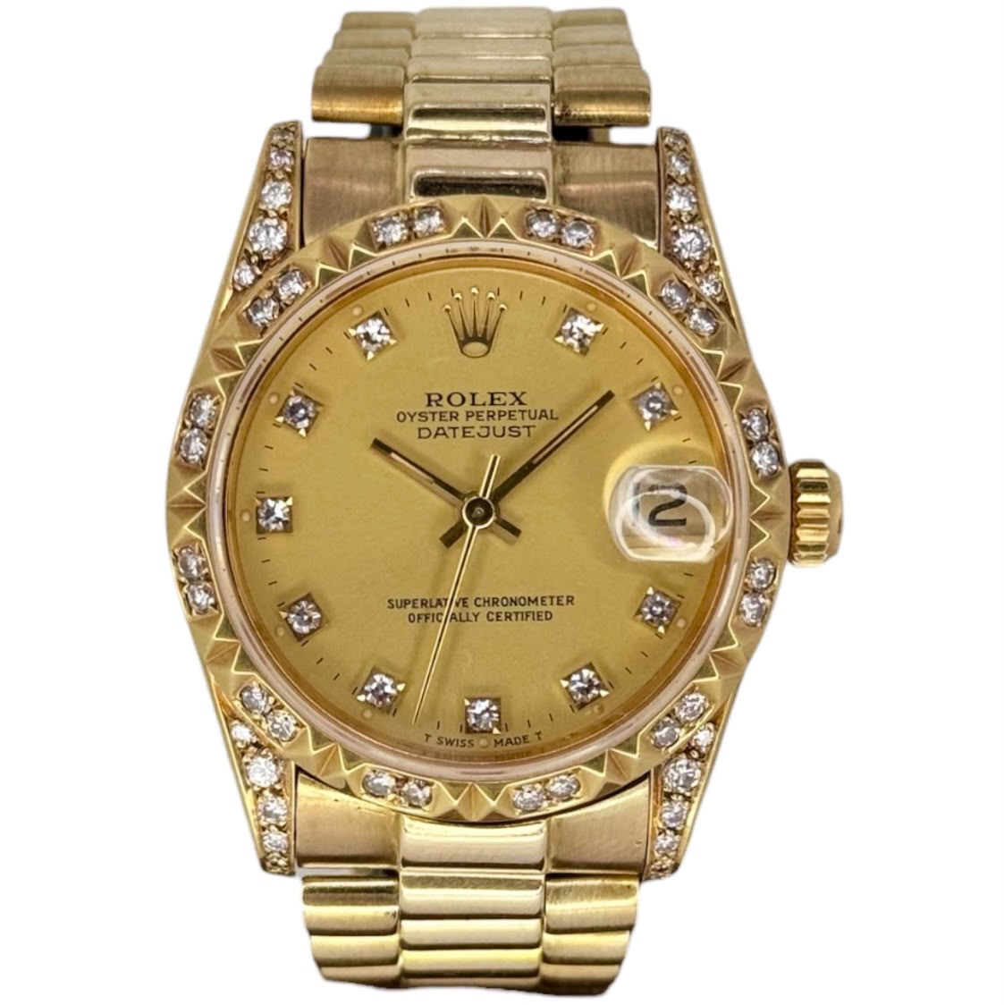 Rolex 68278 Mid size Full Gold Automatic Watch, 31mm Main image