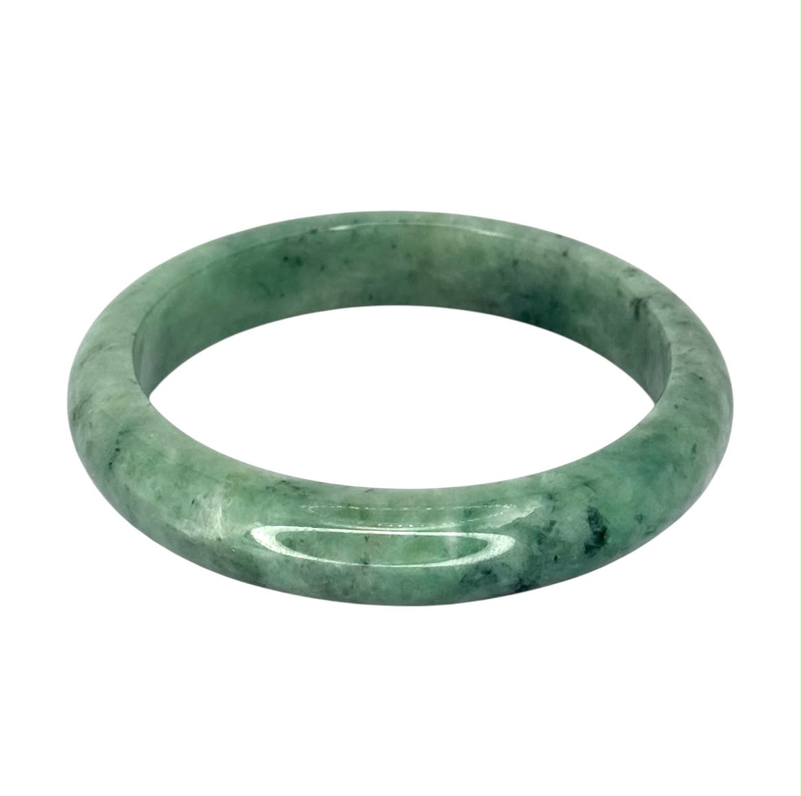 Jadeite Type A Jade Bangle With Cert Secondary image