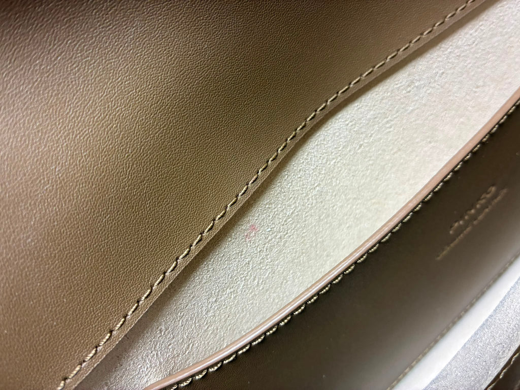 Pinko Love One Classic Simply Shoulder Bag  Taupe Leather Finish