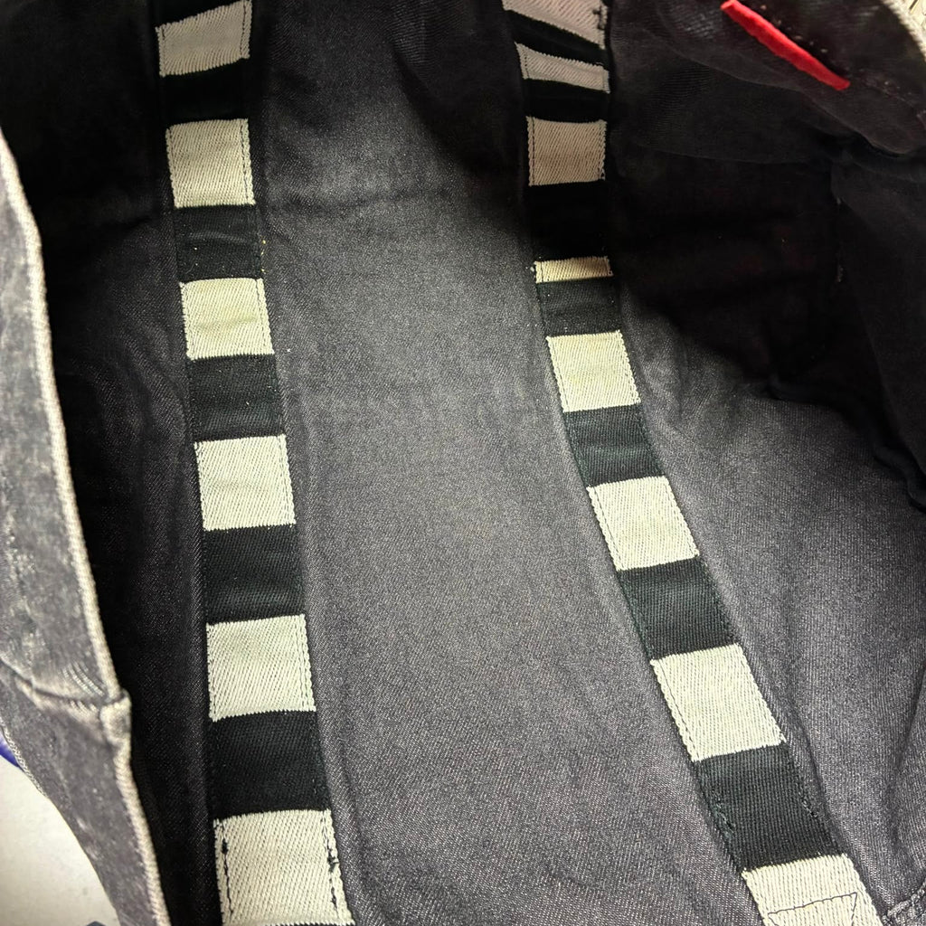 Porter Yoshida & Co Black Washed Denim Tote Bag Medium