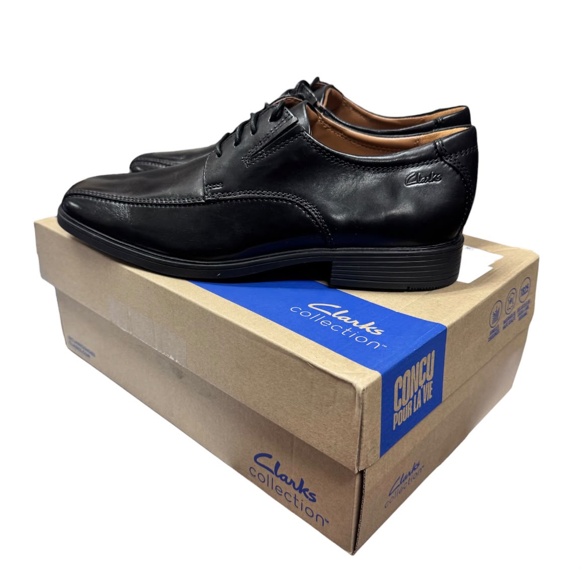 Clarks Tilden Walk Mens Oxford Black