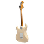 Fender Jimi Hendrix Stratocaster Electric Guitar, Maple FB, Olympic White