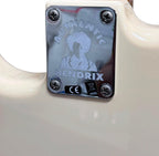 Fender Jimi Hendrix Stratocaster Electric Guitar, Maple FB, Olympic White