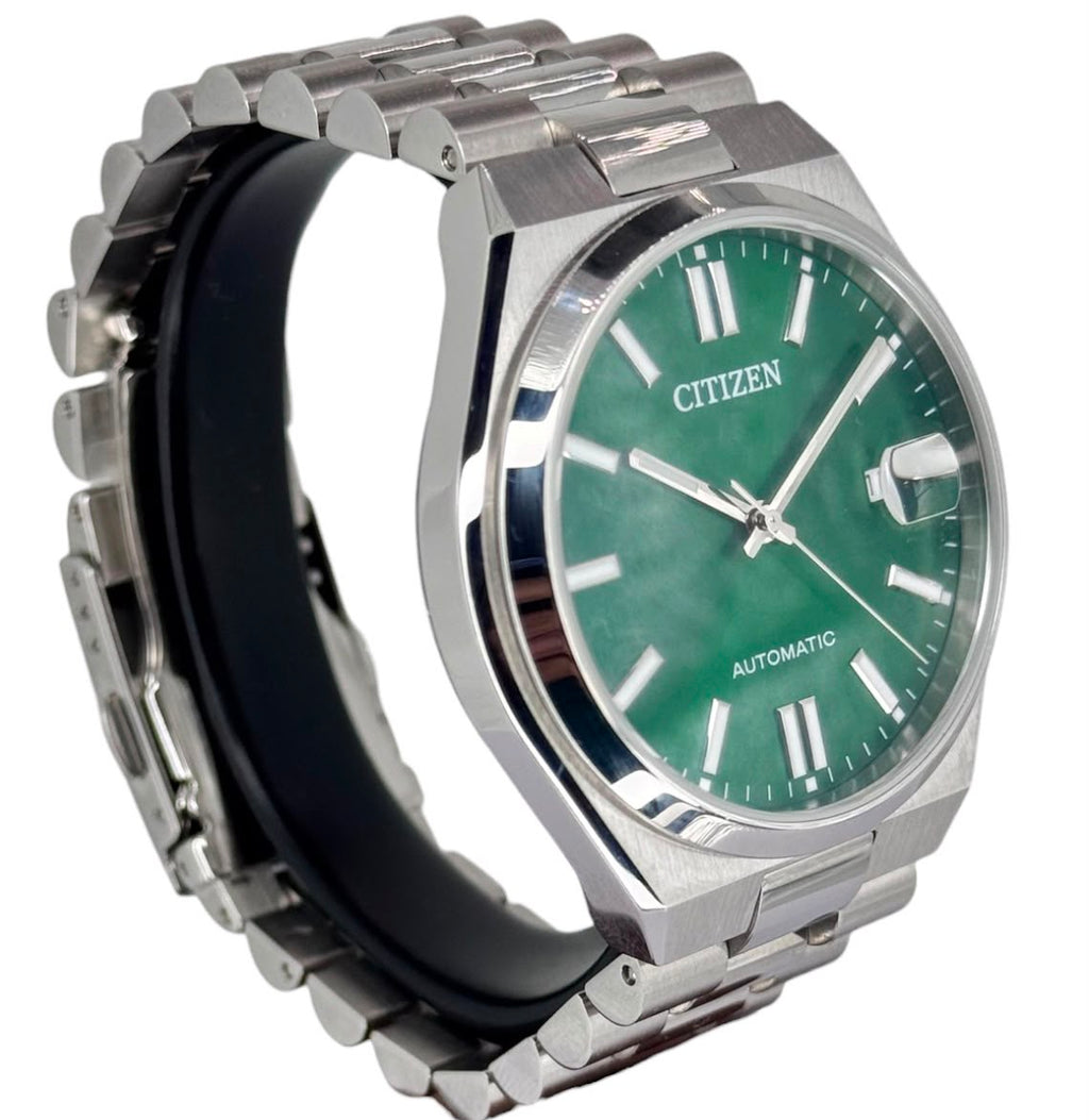 CITIZEN Tsuyosa Automatic Green Dial Watch, 40mm