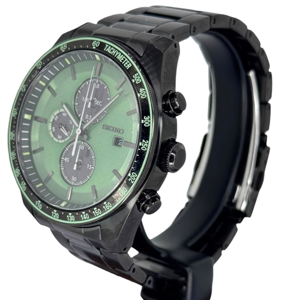 SEIKO Selection SBPY147 Solar Men's Athletic Chronograph Watch, 44mm