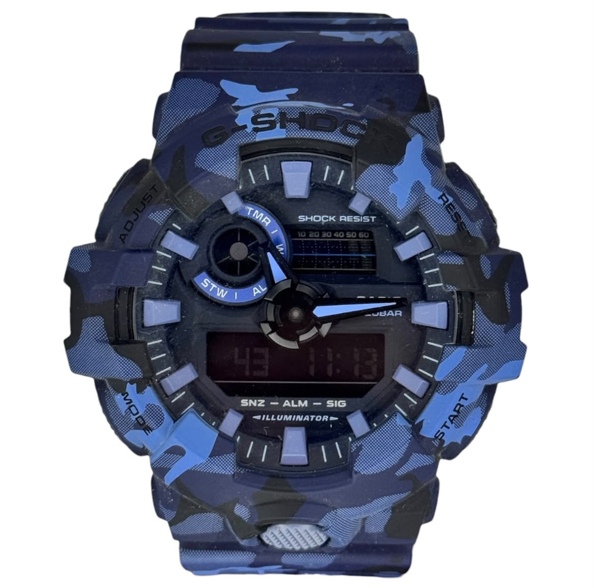 CASIO G-Shock GA-700CM Camouflage Series ,Blue Main image