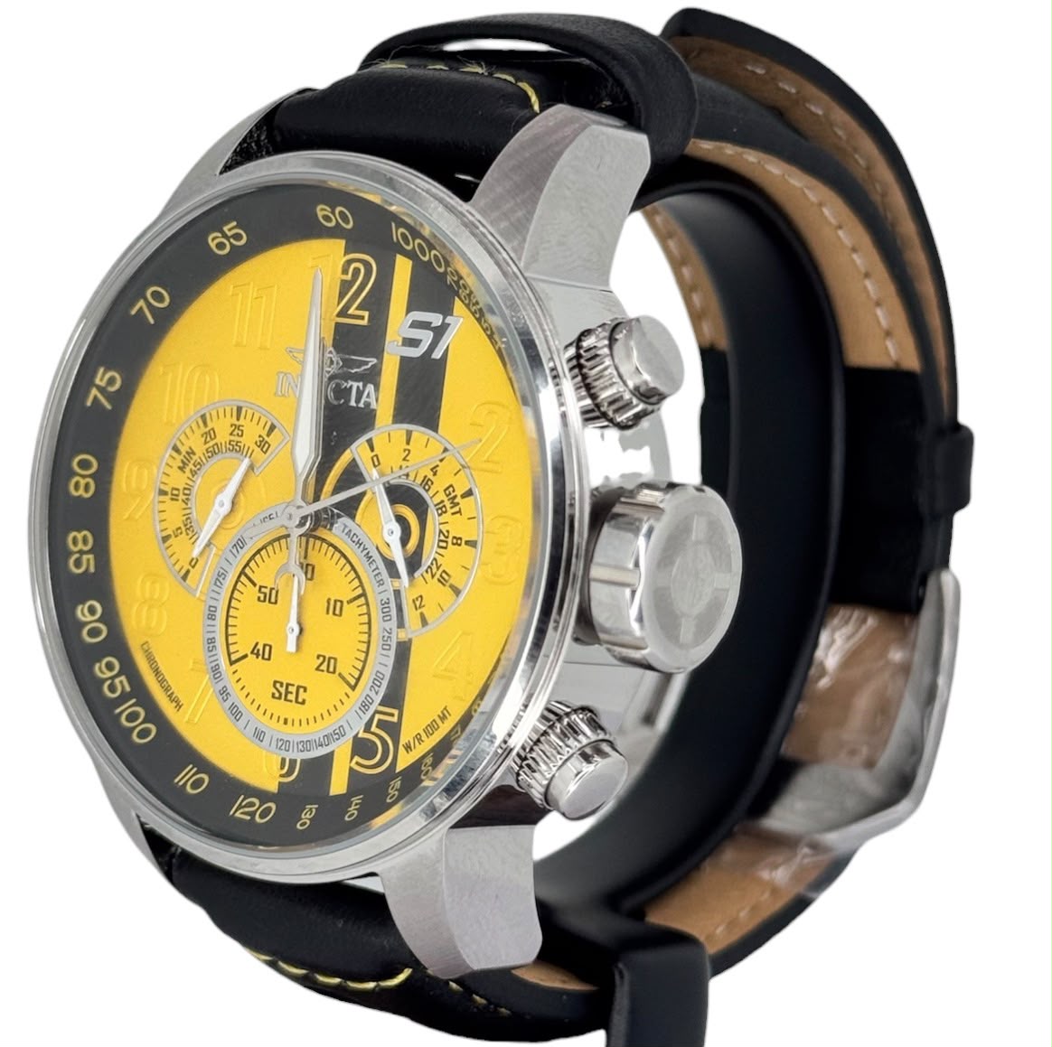 Invicta S1 Rally 48616 Chronograph GMT Quartz Men Watch, 48mm