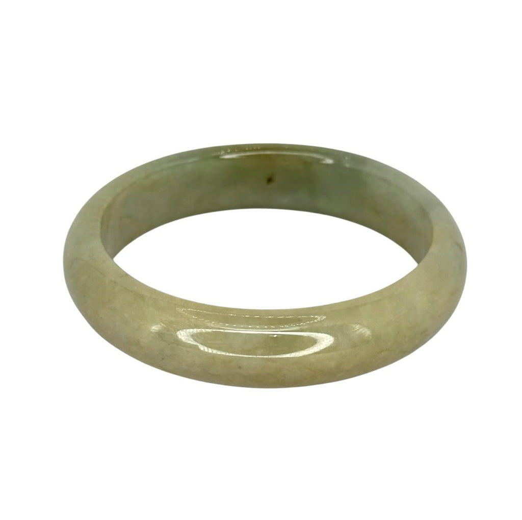 Fei Cui Jadeite Jade Oval Shape Bangle With Cert