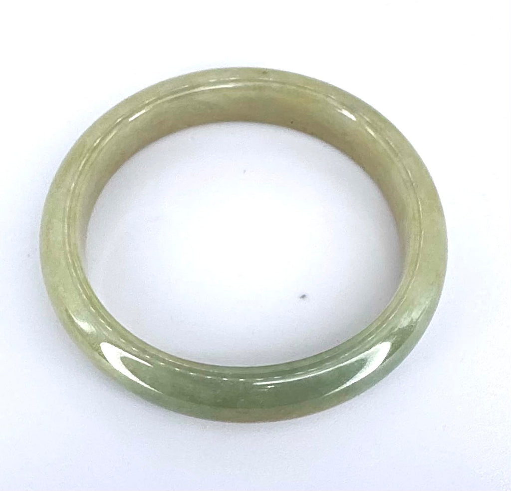 Fei Cui Jadeite Jade Oval Shape Bangle With Cert