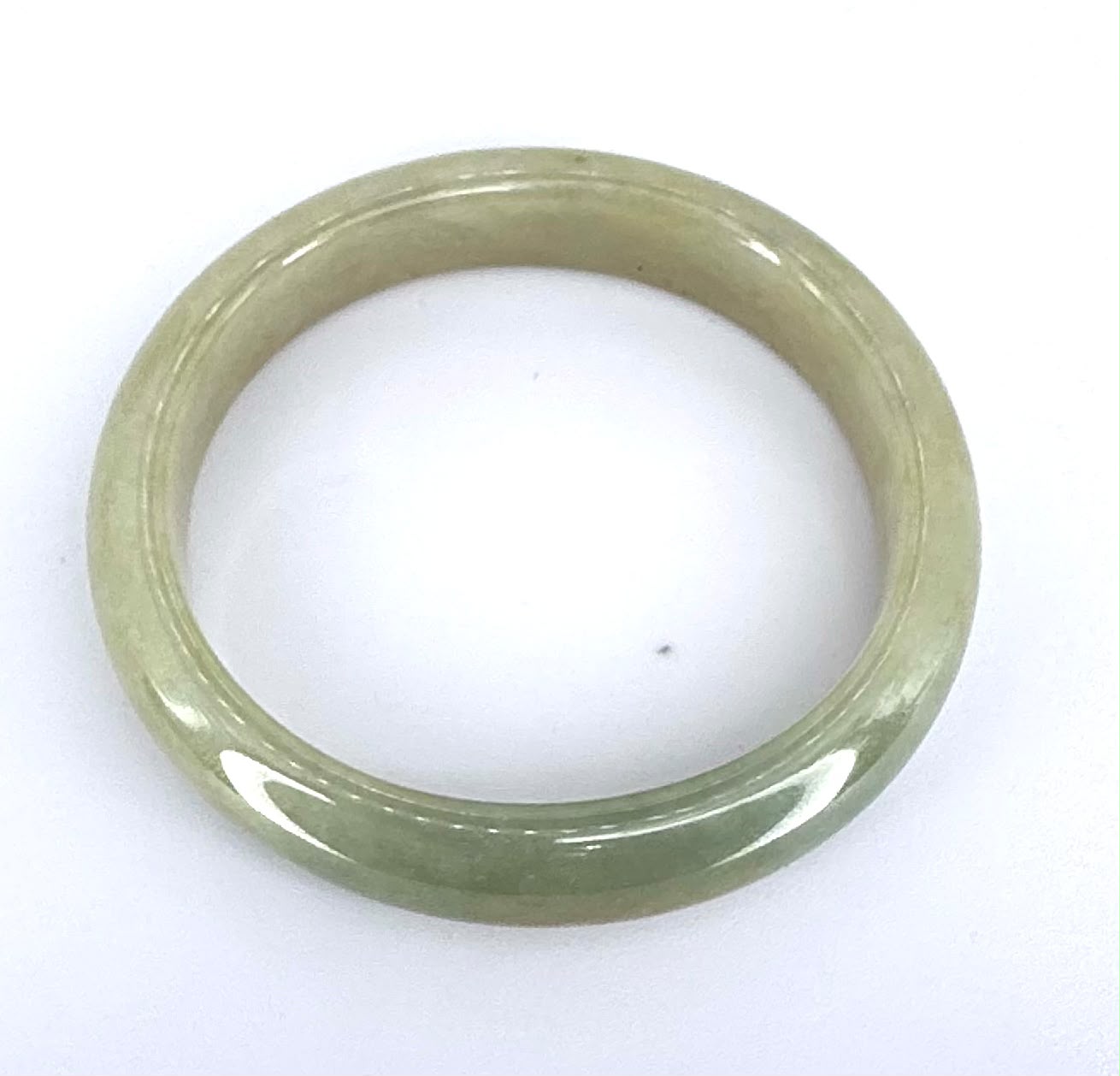 Fei Cui Jadeite Jade Oval Shape Bangle With Cert