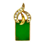 20KYG Diamond Jade Pendant