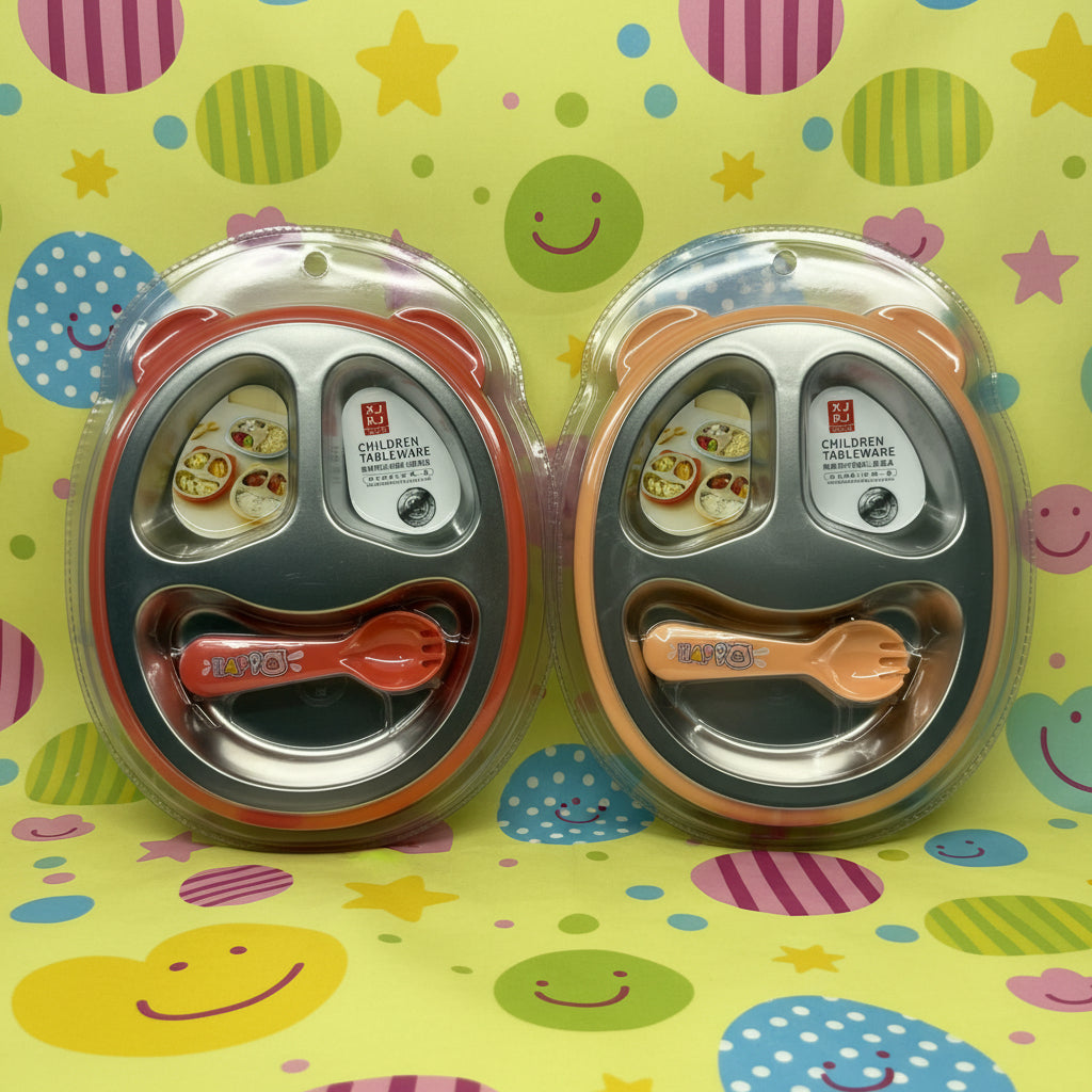 Kids Serving Bowl with SS Compartment - QY301