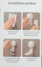 Suction Cup Hook for Broom & Mop