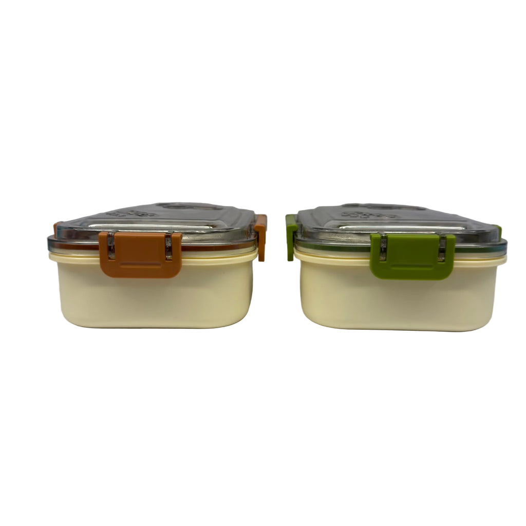 Lunch Box with Stainless Steel Compartment - HH074