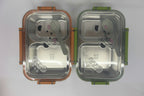 Lunch Box with Stainless Steel Compartment - HH074