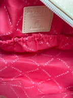 Bvlgari Emirates Pouch Beige Faux Leather