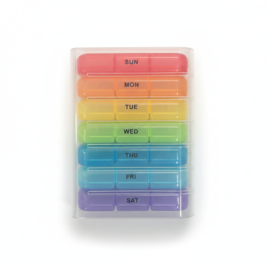 7-Day Oval Pill Container 3x Daily - H140-8812-2