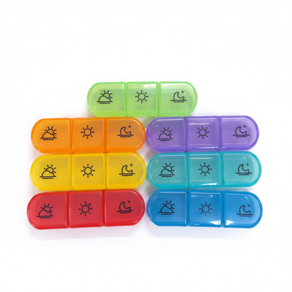 7-Day Oval Pill Container 3x Daily - H140-8812-2