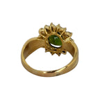 750YG Tourmaline Diamond Ring