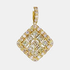 18KYG Diamond=1cts Pendant